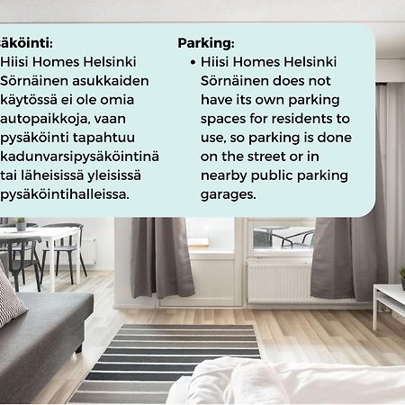 Hiisi Homes Helsinki Soernaeinen Dış mekan fotoğraf